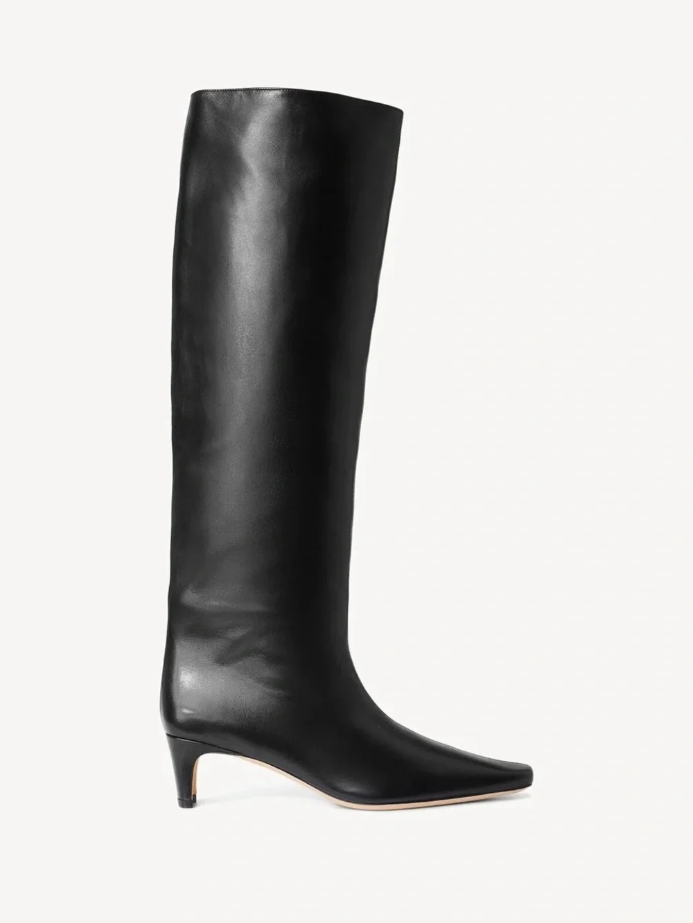 Staud Wally Boot | Women’s Black Knee-High Leather Boots